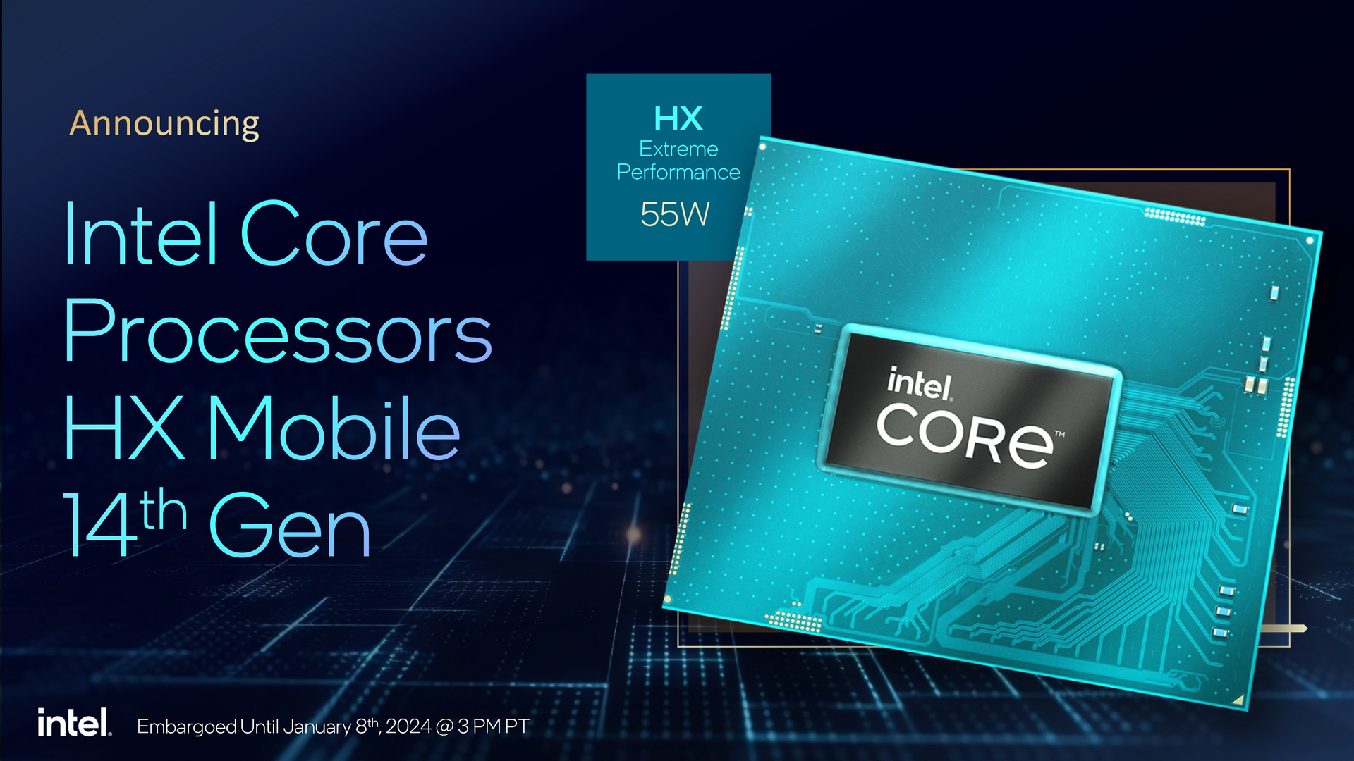 Intel更新第14代Core HX系列笔记本电脑，i9最高5.8 GHz、i7增4颗E-core