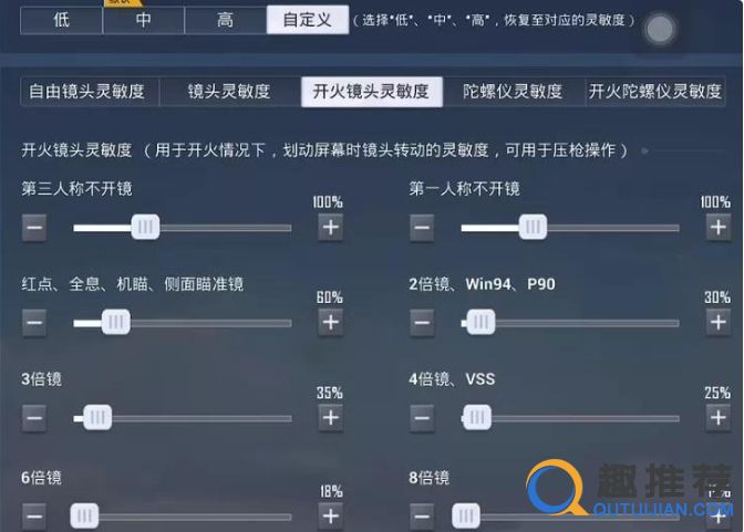 高手灵敏度和平精英怎么设置 