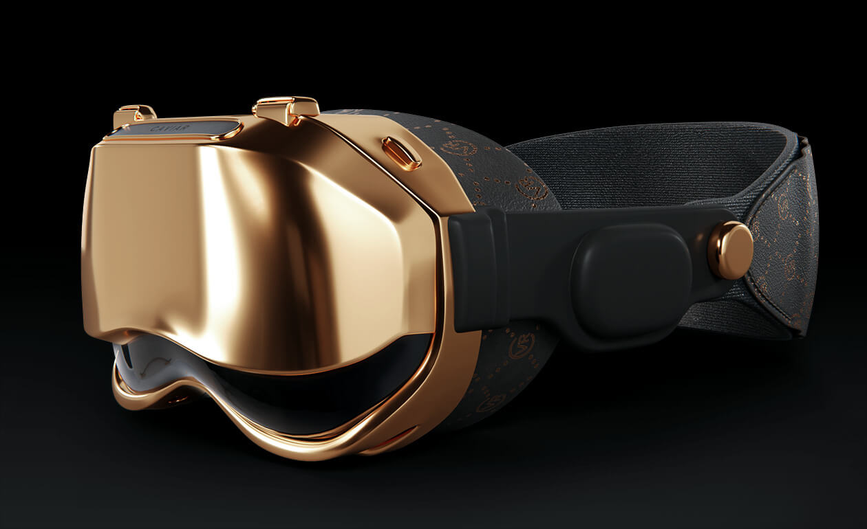 Caviar打造奢华18K金Apple Vision Pro，售价突破28.8万元